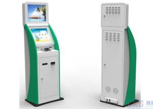 China Self Service ATM Kiosk Banking Service With GPRS / Wifi / Bluetooth / Rfid Card Reader on sale