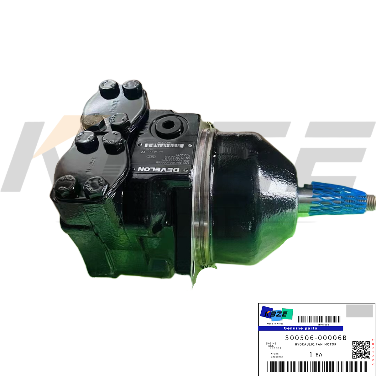 NEW GENUINE DOOSAN DAEWOO DX700 300506-00006B COOLING FAN MOTOR ASSY FITS EXCAVATOR