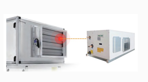 Quality Indoor MODBUS Hanging DX Coil Air Handling Unit Systems AHU For HVAC wholesale