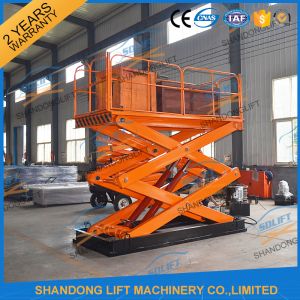 1T 5.5M Hydraulic Electric Home Scissor Lift Platform With CE