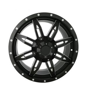 custom wheelsl matte black 4 wheel Better driving experience 16 17 18 beadlock