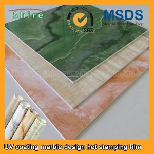 China Realistic Wood Grain Laminate Film , Heat Transfer Printing Film For Plastic Products on sale