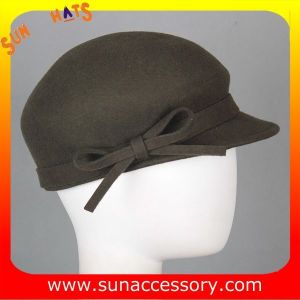 9140784 Sun Accessory customized winner fashion 100% wool felt Ivy hats, women