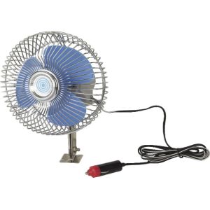 Cheap Chrome Cigarette lighter Portable Automotive Electric Cooling Fans With On - Off Switch for sale
