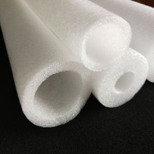 Injection Epe Foam Tube Protective , Closed Cell Hollow Foam Tube Waterproof