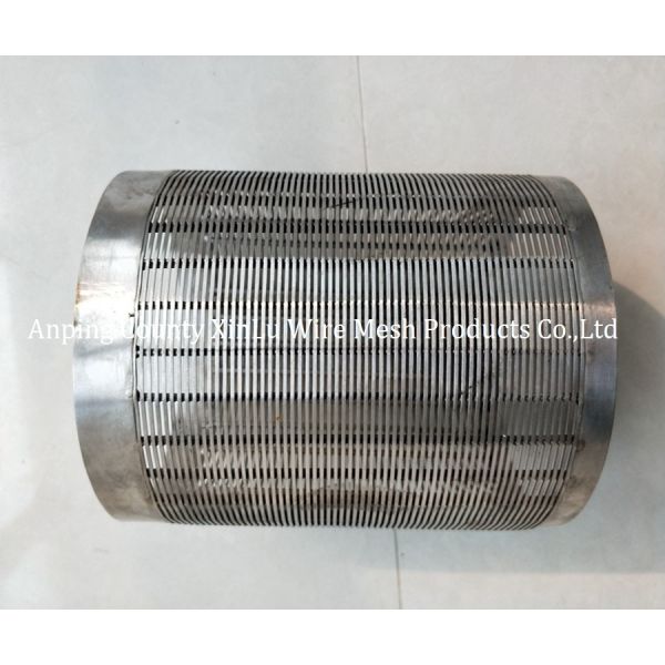 Stainless Steel 2205 Wedge Wire Screen Tube with 219mm Johnson Water Well Screen Pipe