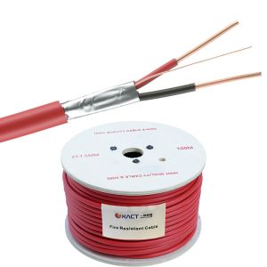 ExactCables Unshielded Shielded Tinned Copper Stranded Solid 2x1.5mm2 Fire Alarm