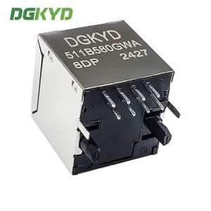 180 Degree Network Interface RJ45 Vertical Interface 100Mbps Ethernet Filter