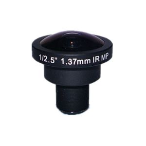 China 1/2.5 1.37mm 5Megapixel S-mount M12 Mount 183degree IR Fisheye Lens, 5MP Panoramic camera lens on sale