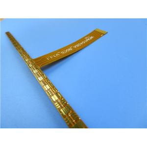 2-Layer Flex Printed Circuit Board (FPCB) Built on Polyimide for Microstrip