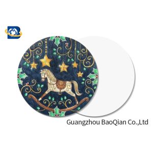 Whirligig Horse Pattern 3d Printing Business Cards Plsatic PET / PP Material