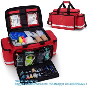 Emergency Responder Trauma Bag Empty, Professional First Aid Kits Storage