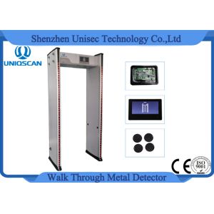 Cheap 33 Zones Walk Through Metal Detector Security Check Gate 999 Sensitivity Body Scanner for sale