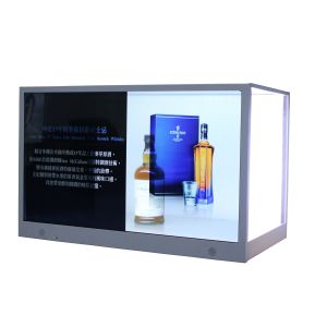 Energy Saving See Through LCD Display , Transparent Display Case For Retail