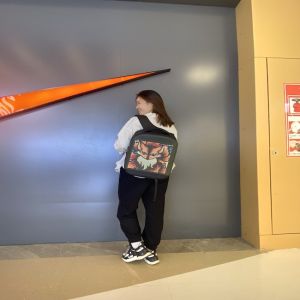 Waterproof LED Advertising Display Screen Smart Backpack Wireless APP Control