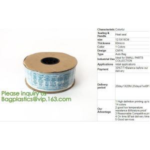 clear LLDPE easy tearing line pre-opened in roll bag,Factory custom LLDPE