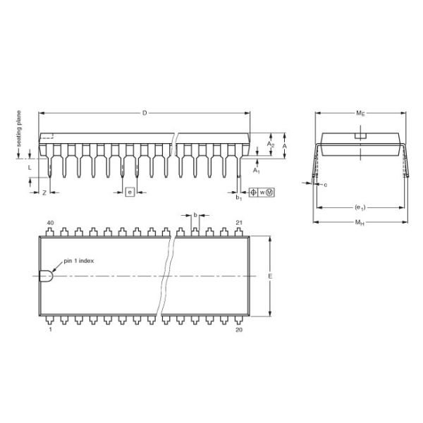 MCU Microcontroller Unit S87C752-1A28- -80C51 8-bit microcontroller family 2K/64