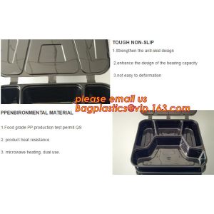 High-transparently Safe Square Disposable Food Custom Plastic Lunch Box,storage