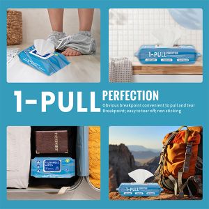 New Design Easy Draw Point Break Wet Toilet Paper