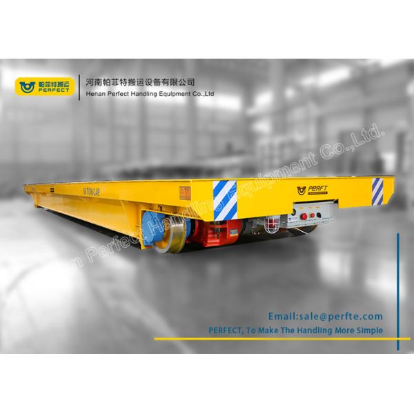 Quality Large Capacity Rail Battery Transfer Cart Carriage with Casting Wheels wholesale