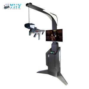 Aluminum Virtual Reality Shooting Games 32 Inch Screen Standing Walker