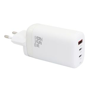 65W 3 Port Fast Charging Wall Charger USB C Type C Charger Block For Tablets