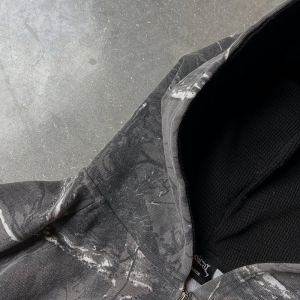 Full All Over Printing Hoodie No Strings Oversized Mens Raw Hem Hoodie