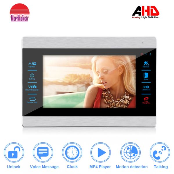 Quality Amazing Wired Villa video intercom system Entry system home security with Clock&date function wholesale