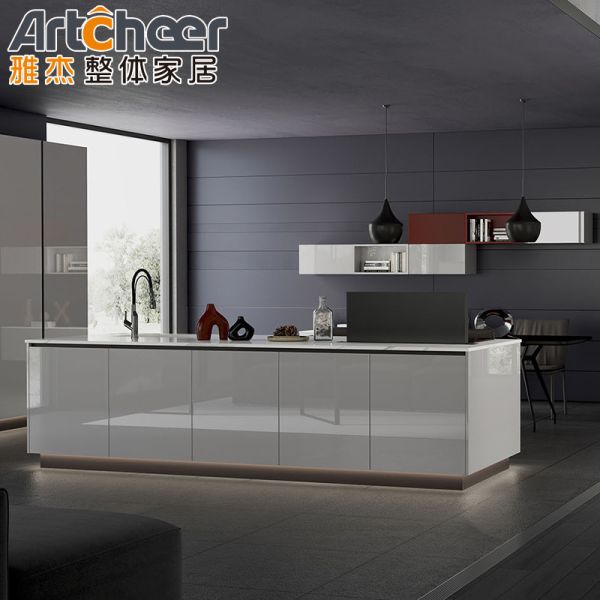 Space - Saving Design Modular Kitchen Cupboards With Soft Close Hinges And