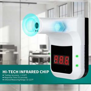 White Plastic Wall Mounted used Infrared K3 Thermometer Temperature Measurement