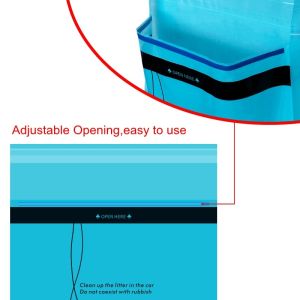 25*30cm Disposable Garbage Bag With Self Adhesive Sticker