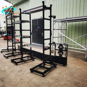 Black Arch LED Screen Truss Wall Ground Stand Support