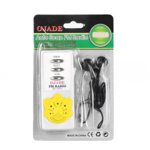 Super Design Handheld FM Radio OEM Color Speaker Radio Emergency With Earphone