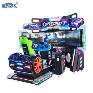 Exciting 3 Screens Car Racing Game Simulator Machine 1 Player