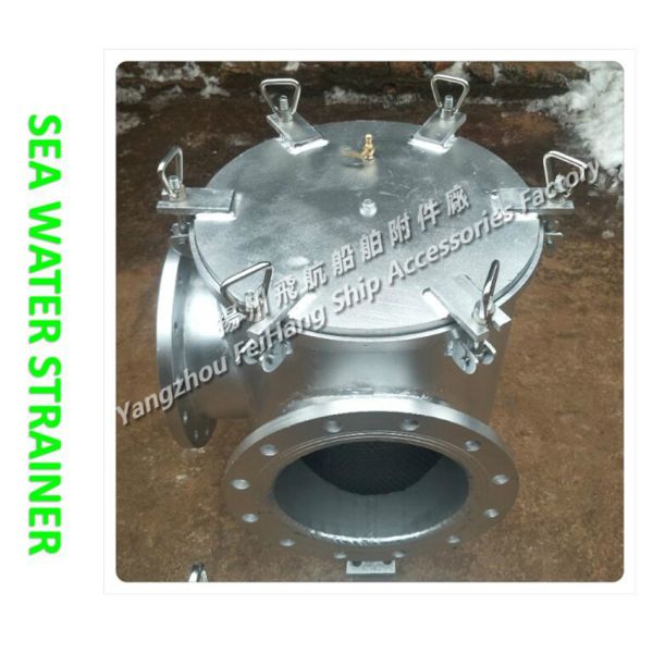 Quality Right angle seawater filter, daily standard cylindrical seawater filter JIS 5K-250A LB-TYPE. wholesale