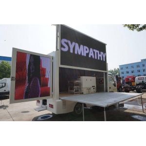 ISUZU Out Door Digital Advertising Led Billboard Truck With P4 P5 P6 LED Display