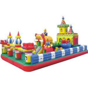 China ODM toddler Playground Inflatable Amusement Park Blow Up Castle on sale