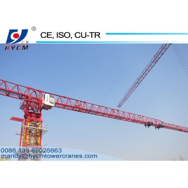 12t QTZ230(PT6425) 50m Freestanding Flattop Topless Tower Crane Manufacturer in