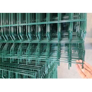 ECO Friendly PVC Coated Wire Mesh Fence 3D Curved Security Welded Fence
