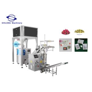 Paper Sachet Tea Bag Packing Machine Equipment 2300mm SUS304 1.2KW With Thread