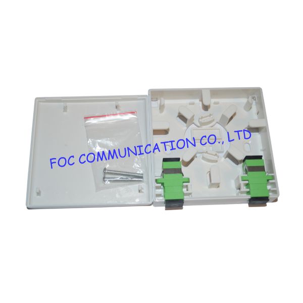 Quality Mini Fiber Optic Termination Box Socket Panel Flame Retardant wholesale