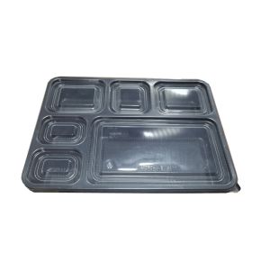 Custom 5 compartment 6 Compartment recyclable Bento Food Containers Take Away