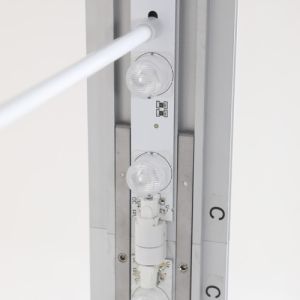 80mm SEG Tension Fabric Light Box 8ft Straight Tension Fabric Display ISO