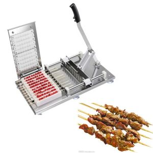 Metal Bbq Kabob Skewer Machine Make Grilling Easier High Rigidity