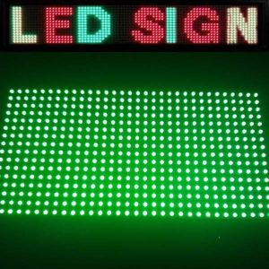 Outdoor led moving message display 10mm Pixel pitch 1R1G1B Configurations