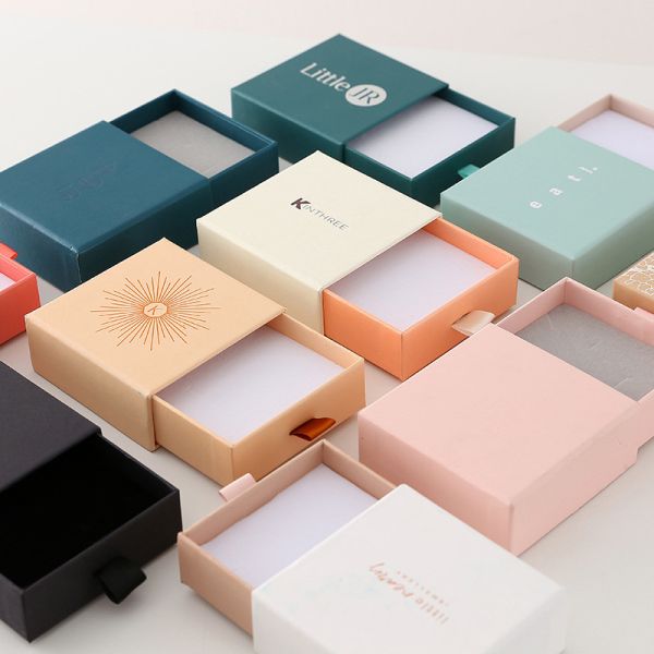 Quality Printed Gift Box Drawer Handmade Jewelry Box Customization For Necklace Bracelet wholesale