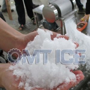 Industrial Ice Crusher for 100kgs Ice Block 2.2-7.5KW Input Power 10-100ton
