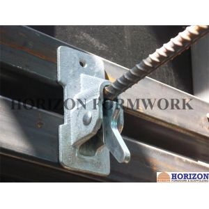 Cast Iron Spring Clamp Concrete Forming Accessories Tensioning Wire Tie Bar