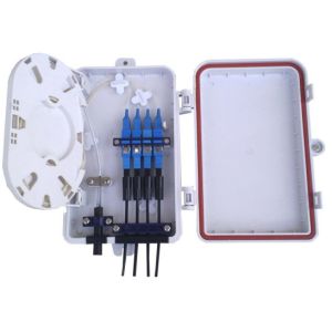 2 Port Plastic Optic Fiber Distribution Box 8 Port For FTTH / CATV