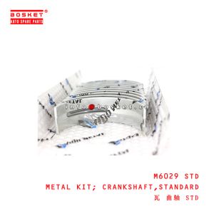 China M6029 STD Standard Crankshaft Metal Kit suitable for ISUZU MITSUBISHI 4D34 4D34T on sale